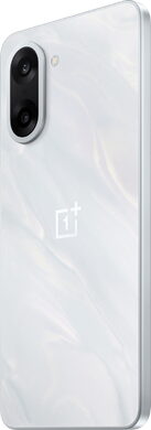 OnePlus Nord ce5 wit achterkant linkerzijkant