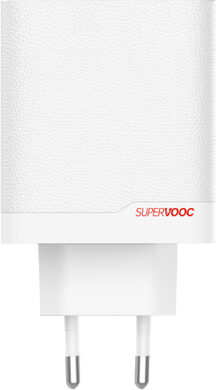 OnePlus SuperVOOC 120W Dual Ports GaN Power Adapter wit zijkant