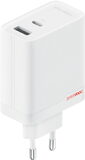 OnePlus SuperVOOC 120W Dual Ports GaN Power Adapter wit zijkant onderkant