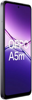 Oppo A5m paars voorkant linkerzijkant