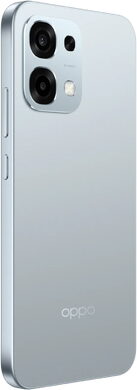 Oppo A6 Pro 5G grijs titanium achterkant rechterzijkant