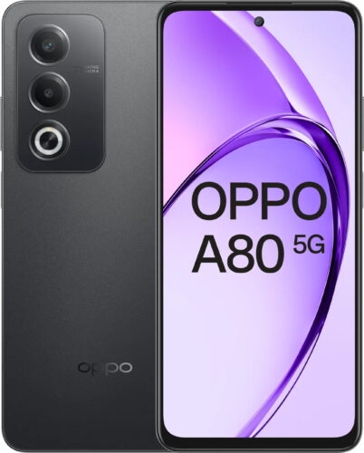 Oppo a80 zwart overzicht