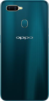 Oppo AX7 green back