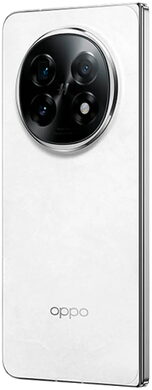 Oppo Find N5 wit achterkant linkerzijkant