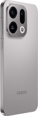 Oppo Find X9 5g titanium grau Rückseite rechte Seite