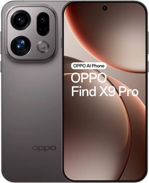 Oppo Find X9 Pro titanium charcoal grijs overzicht