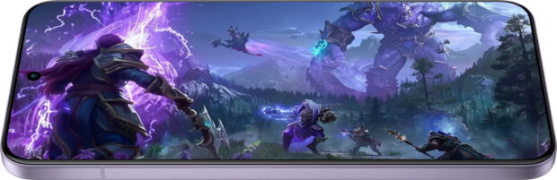 Oppo reno 13 5g purple front flipped