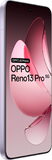 Oppo reno 13 5g viola copertina frontale lato sinistro