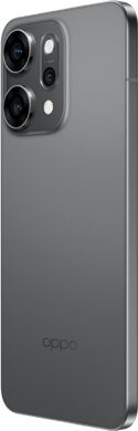 Oppo reno 14 pro 5g grijs achterkant linkerzijkant