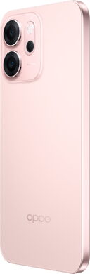 Oppo Reno14 F 5G pink achterkant linkerzijkant