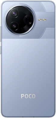 POCO F7 Pro blauw achterkant