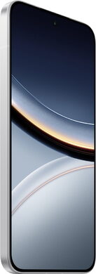 POCO F7 vit front vänster sida