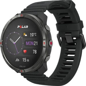 Polar Grit X2 schwarz Vorderseite rechte Seite