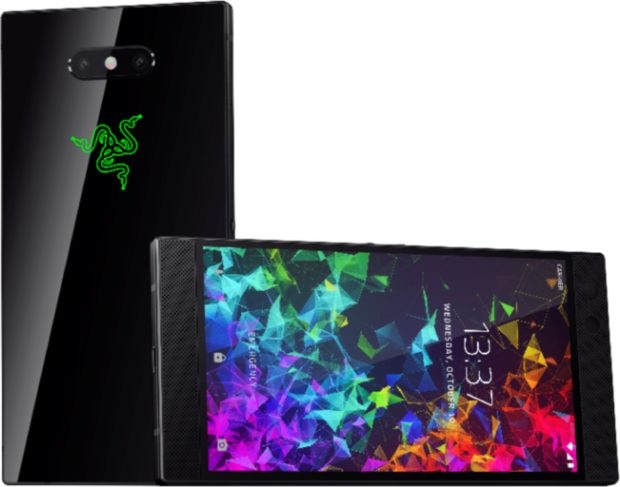 Razer Phone 2 zwart overzicht