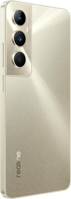 realme C65 goud achterkant rechterzijkant