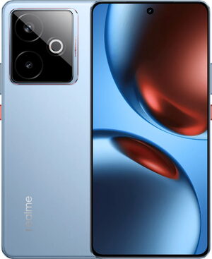 realme GT 7T blauw overzicht