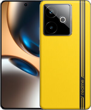 realme GT 7T geel overzicht