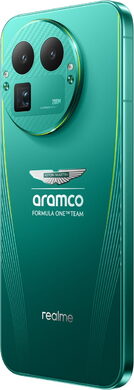 realme GT 8 Pro Dream Edition groen achterkant linkerzijkant