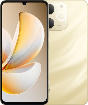 realme Note 70T guld oversigt
