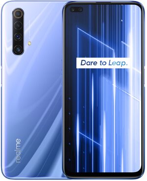 realme X50 azul visión general