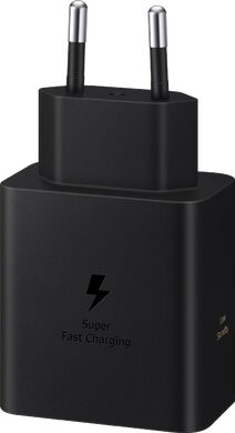 Samsung 60W Power Adapter svart sida snett