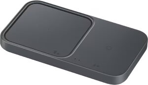 Samsung fast wireless charger duo gris couverture à droite en bas