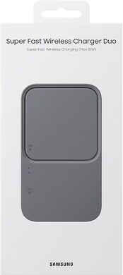 Samsung fast wireless charger duo grey sales box