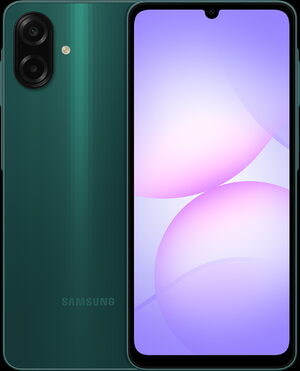 Samsung Galaxy A07 grønn oversikt