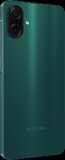 Samsung Galaxy A07 grønn bakside høyre side