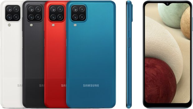 Samsung Galaxy A12 color overzicht