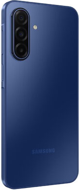 Samsung Galaxy A17 5G blauw achterkant rechterzijkant
