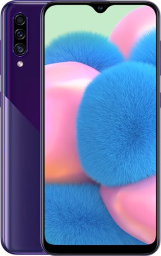 Samsung Galaxy A30s purple overview