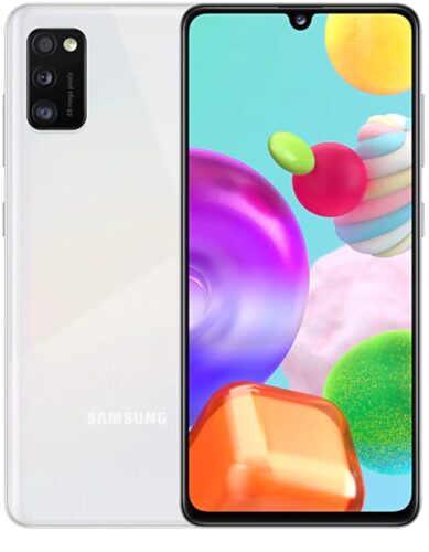 Samsung Galaxy A41 blanc résumé