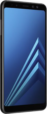 Samsung Galaxy a8 2018 black front left side