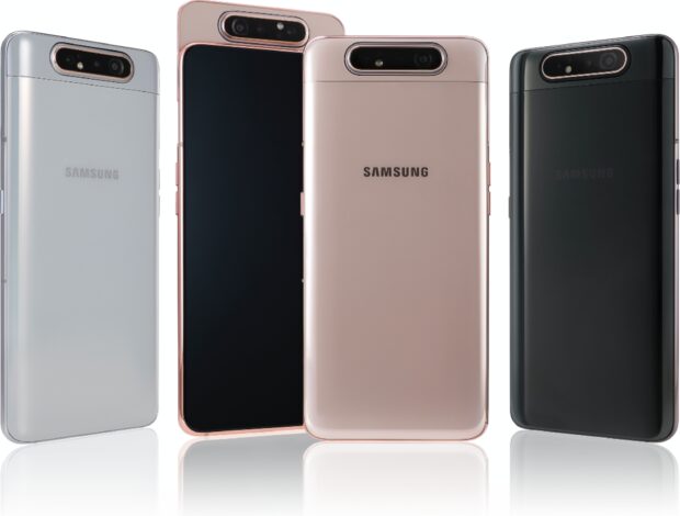 Samsung Galaxy A80 color overview