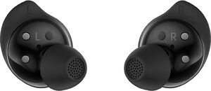 Samsung Galaxy Buds Core black earbuds in side