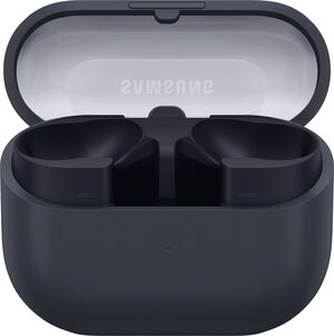 Samsung Galaxy Buds3 FE zwart case voorkant geopend ed empty