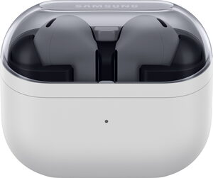 Samsung Galaxy Buds3 FE grijs case voorkant gesloten