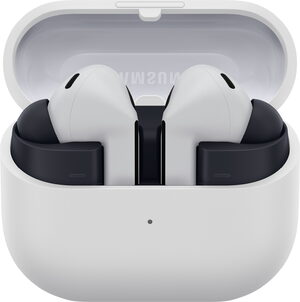 Samsung Galaxy Buds3 FE grijs case voorkant geopend ed