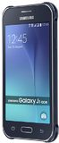 Samsung Galaxy J1 Ace Duos negro tapa delantera lado derecho