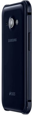 Samsung Galaxy J1 Ace Duos negro volver lado izquierdo