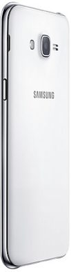 Samsung Galaxy J5 wit achterkant rechterzijkant