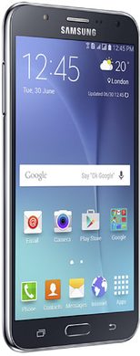 Samsung Galaxy J7 Duos black front left side