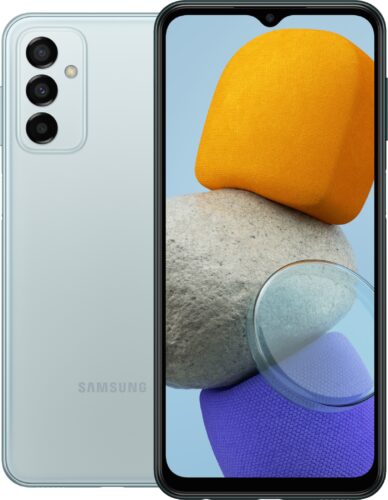 Samsung Galaxy M23 5g blauw overzicht