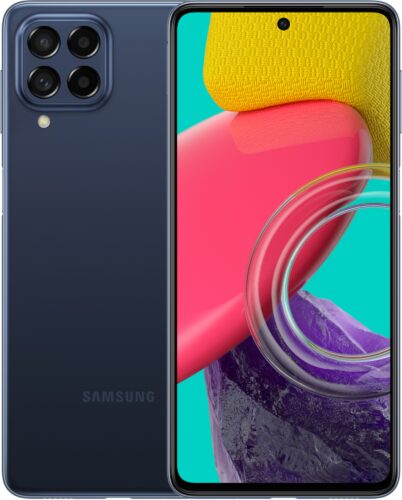 Samsung Galaxy M53 5G blue overview