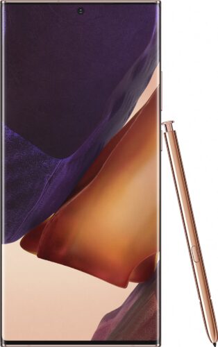 Samsung Galaxy Note 20 Ultra brons overzicht