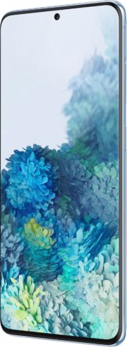 Samsung Galaxy s20 plus 5g bleu couverture à droite