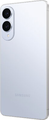 Samsung Galaxy S25 Edge blauw achterkant linkerzijkant