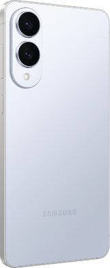 Samsung Galaxy S25 Edge blauw achterkant rechterzijkant