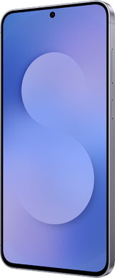 Samsung Galaxy S25 FE blue front right side